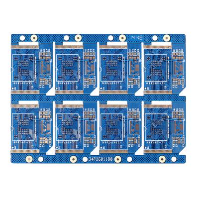 China MicroSD Card substrate pcb manufacture with soft gold and 0.6mm hard gold thickness for sale