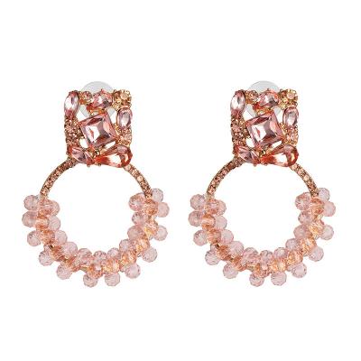 China Statement TRENDY jewelry women jewllry fashion accessories tassel earring national wind set diamond ornaments for sale