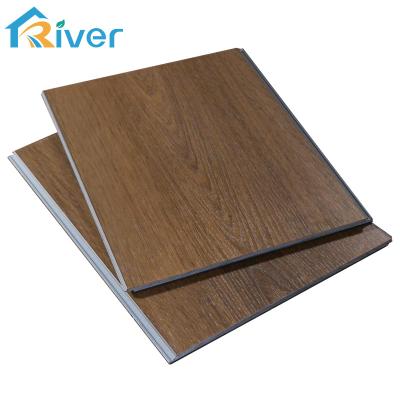 China Rustic Waterproof Luxury Vinyl Tiles Anti Slip PVC Planks SPC Plastic Flooring for sale