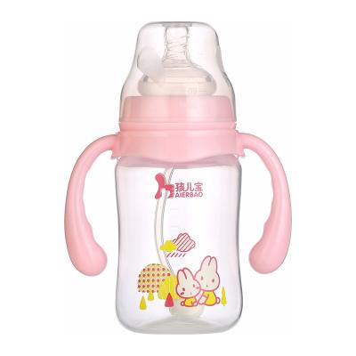 China BPA Free Wide Bore Leakproof Feeding Babies Feeder Milk Bottle for sale