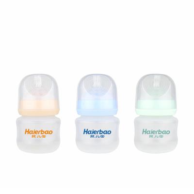 China BPA Free Silicone Nipple PP 90ml Durable Clear Plastic Durable Plastic Infant Custom Bottle Baby Care OEM/ODM for sale