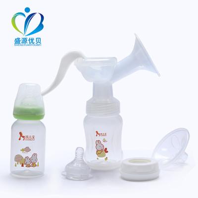 China BPA Free Portable Natural Breastfeeding Milk Pumps Food Grade Silicone Hand Pump Nipple Pumpin OEM Manual Breast Pump f for sale