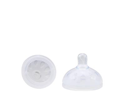 China Good quality silicone nipple BPA large babies 60MM caliber newborn baby bottle wholesale free silicone BPA free nipple for sale