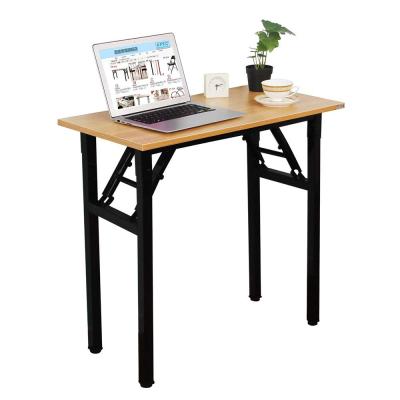 China Custom Space Saving Small Computer Desk Banquet Sturdy Folding Dining Table Folding Dining Table Desk Table for sale