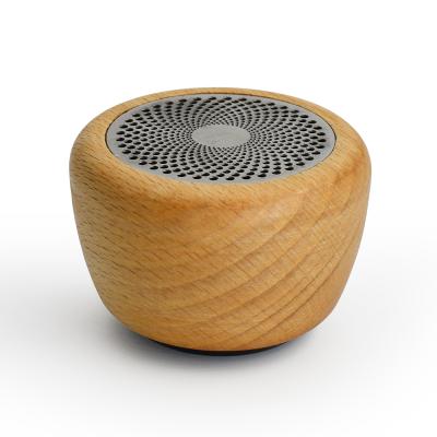 China Mini Custom Wooden Mini bluetooth Speaker Wireless Noise for sale