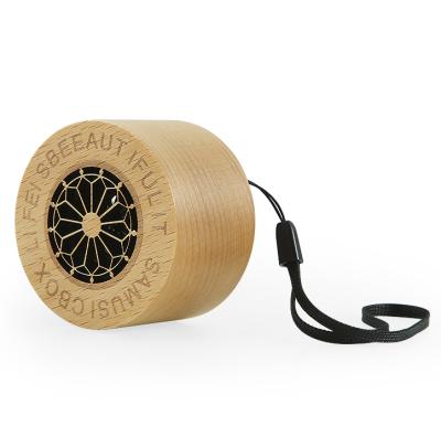 China Mini Wood Wireless Bluetooth Speaker Portable Cell Phone Mini Speaker for sale