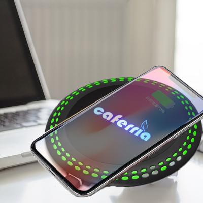 China New Product CASUN Charger Mini Portable Wireless Charger Fast Wireless Charging Qi Wireless Charging Pad With NFC for sale