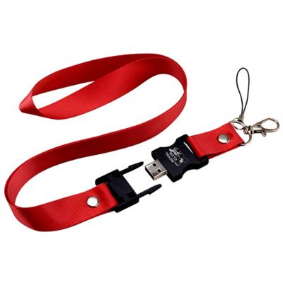 China Plastic Lanyard USB Reader 8GB/16GB/32GB/64GB Pen Drive Pendrive USB 2.0 Memory Stick Usb Flash Disk for sale