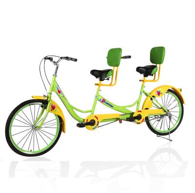 China 26 Inch Beach Cruiser Tandem Bike Adult 3 Sightseeing Motorhomes 24 Person Sightseeing For Sale for sale