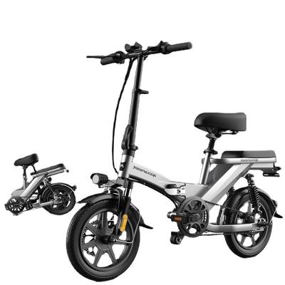 China 2020 most popular 48v 14inch battery folding electric bike ebike bicicleta foldable electrica steel for sale