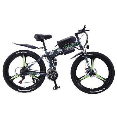 China Mid Drive Fame Tail Bicycle Battery Steel Folding Electric Bike 350w 26 Inch 36v Soft High Quality Foldable Folding for sale