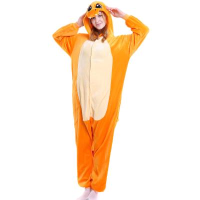 China Charmander Breathable Onesie Family Adult Pajamas for sale