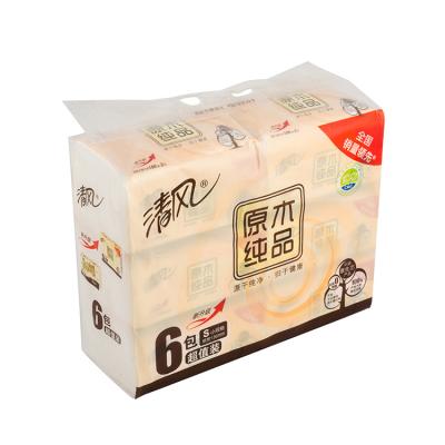 China Factory Price Disposable Custom Logo China Facial Tissue Packaging Bag Toilet Paper Plastic Packaging Bags for sale