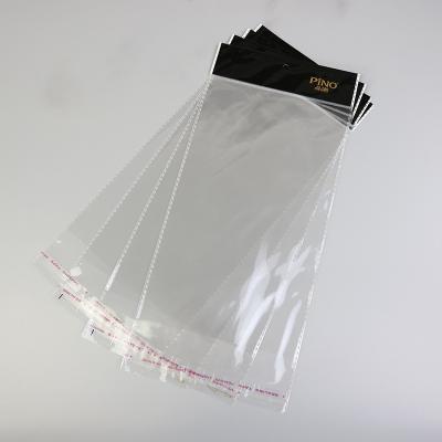 China Food Grade Disposable High Quality Self Adhesive Plastic Cellophane Clear Bags for sale