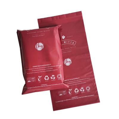 China Strong Adhesive best sale cheap waterproof red custom mailing bags courier packing bag for sale