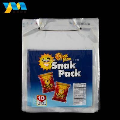 China Moisture Proof Custom Printed High Quality Clear Plastic Window Food Storage Bag for sale