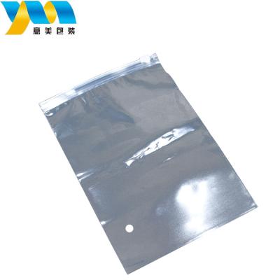 China Recyclable High Quality Transparent Plastic Bag For Comforter Packaging With Zipper for sale