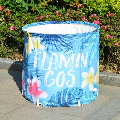 China New Design Sustainable Constellation Model PVC Flannel Inflatable Folding Portable Bathtub for sale