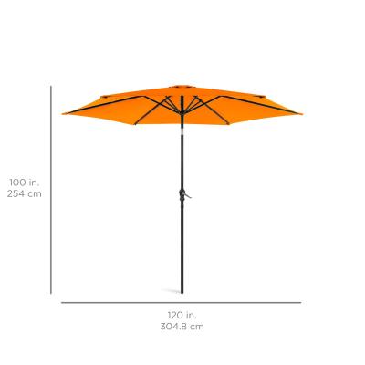 China 2021 Orange 10ft Modern Outdoor Patio Sunshade Banana Umbrella Sunshade Sunshade Cloth Hanging Luxury Cantilever Cog for sale