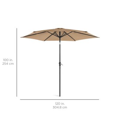 China 2021 Modern Outdoor Patio Tan 10ft Luxury Hanging Cantilever Sunshade Cloth Sun Shade Banana Sun Umbrella Coq for sale