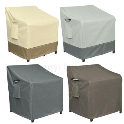 China 2021 Eco-friendly Chair Cover Side Window Style Garden Section Furniture Cover Waterproof Outdoor Garden Furniture Cover for sale