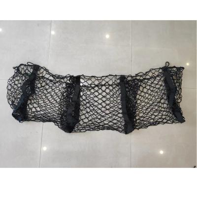 China PP 3 Pocket Cargo Net Trunk Bed Organizer Heavy Duty Cargo Net for SUV, Cars, Pickup Truck Bed Customized Size for sale