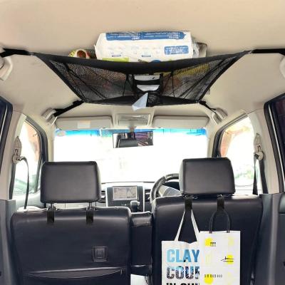 China Easy to use Car Interior Ceiling Net, Interior Roof Storage Net for Auto, Vehicle Ceiling Cargo Net Storage for sale