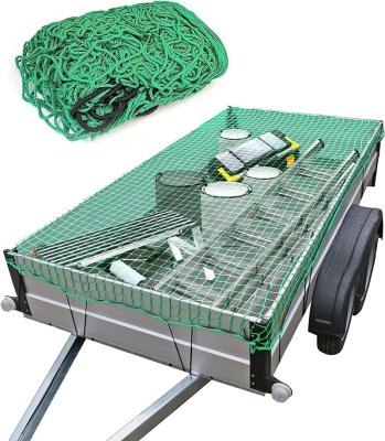 China Cargo Storage Auto Car Trunk Trailer Cargo Net Green Mesh Environmental Color Material Cord Origin Cutting Rope Size Service Place Model JIA for sale