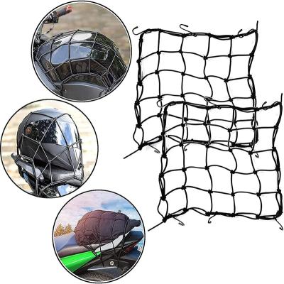 China Cargo Storage The factory provides High Strength Nylon Net Rack Storage Net with 6 Adjustable Hooks for Bikes Motorcycles Scooters for sale