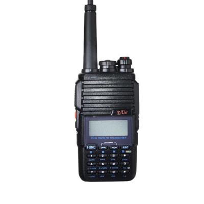 China Long Range VHF UHF Security Voice FM Portable Security Walkie Talkie Transmitter M-UV3 8 Watts for sale