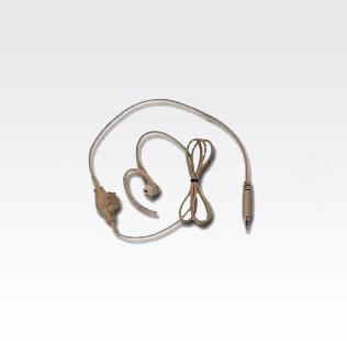 China Earphone And Microphone BDN6666 1-Wire Monitor Headphones with Volume Control Light Brown Wired Headphones for sale