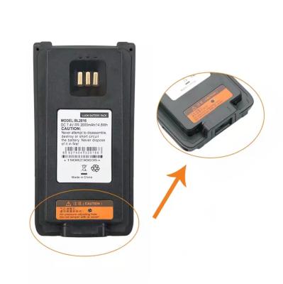 China Battery  BL2016 Replacement Battery for  PD985 PD985U Walkie Talkie Two Way Radio Battery for sale