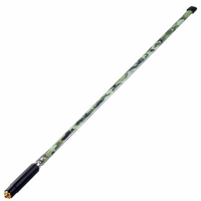 China Accesorios de repetidor Antena y alimentador CS Antena táctica Sma-femenino de banda doble Antenna plegable Camo en venta