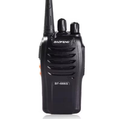 China Baofeng BF-666S Uhf Radio Walkie Talkie 16CH Analog Two Way Radio  Portable Fm Intercom System 400-470MHz for sale