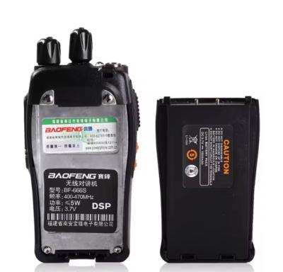 China BF-666S Dual Band Handheld Ham Radio 5 Watts UHF Transceiver Radio Walkie Talkie à venda