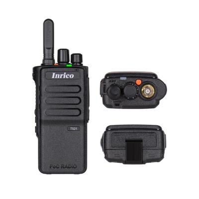 China INRICO T521 POC Long Distance Two Way Radio Power Speaker Cellular Walkie-Talkie 3W Speaker 2.8' Touch Display Long-Range Communication for sale