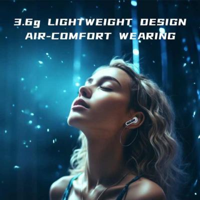 Cina Earphone e microfono Bluetooth tipo wireless Earphone e microfono con controllo tattile e cancellazione del rumore ambientale ENC in vendita