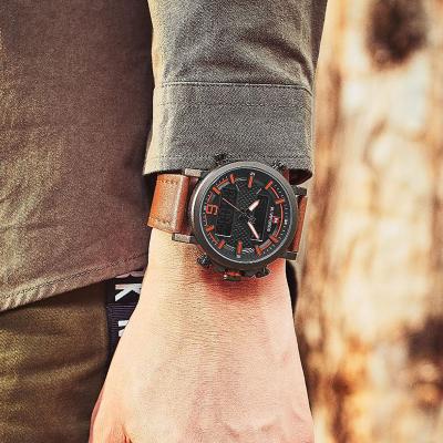 China Outlet hollow men's watch quartz e-commerce watch belt waterproof men's sports watch for sale