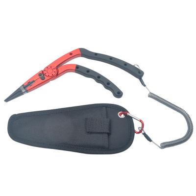 China 2020 New Durable Fishing Products Gun Style Aluminum Fishing Pliers Fish Lip Clip for sale