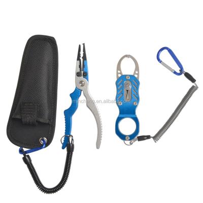 China Portable Aluminum Fishing Tackle Set Fishing Pliers Portable and Useful for Fishing for sale