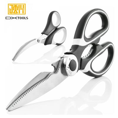 China Ultra Sharp Multifunctional Chicken Meat Scissors Kitchen Bone Shears Shears Kitchen Scissors Set for sale