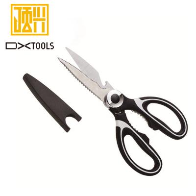 China Multi Purpose Kitchen Scissors Stainless Steel Kitchen Shears with Sharp Blade and Non-slip Handle for Chicken Fish Meat for sale