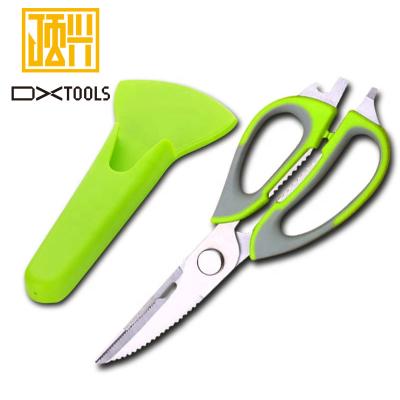 China Amazon Best 3cr14mov Cnc Kitchen Dismountable Universal Cutting Universal Cooking Scissors for sale