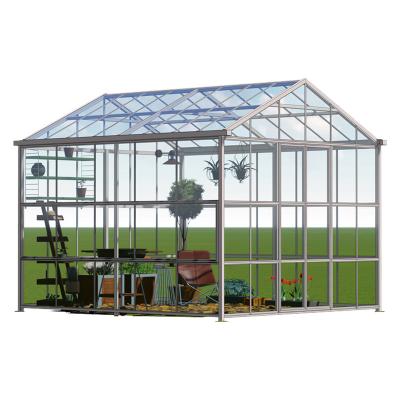 China Sunroommodern high quality commercial aluminum sunrooms sunrooms modern commercial aluminum sunrooms green house green house metal glass prefab house for sale