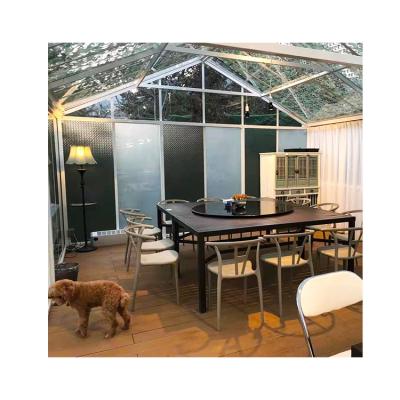 China Contemporary sunroom designs aluminum patio rain proof insulated sunroom roof panels for sale