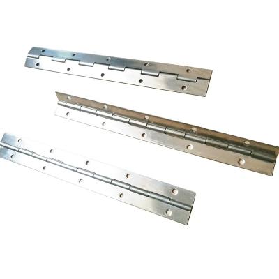 China Industrial Sheet Metal Machining Aluminum Stainless Steel Bending Cutting Custom High Quality Hinges Trunk Metal Long Hinges Piano Hinges for sale