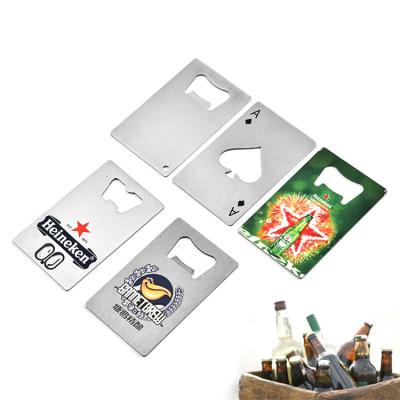 China Viable Factory Price Custom Bottle Opener Logo Card Bottle Opener for sale