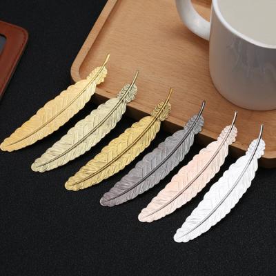 China Custom China Logo Bookmarks Brass Paper Metal Dried Flower Leaf Bookmark for sale