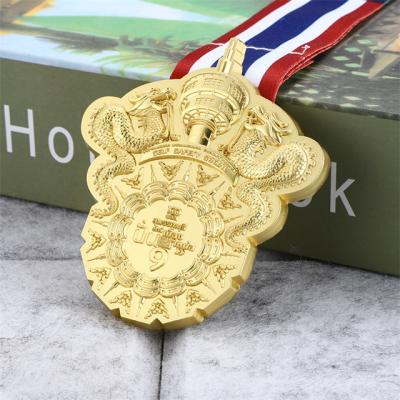 China Hot Sale China Factory Direct Marathon Medal Custom Logo Karate Medals for sale