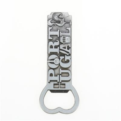 China Customized high quality sustainable bottle opener metal magnetickey zinc alloy bottle opener for sale